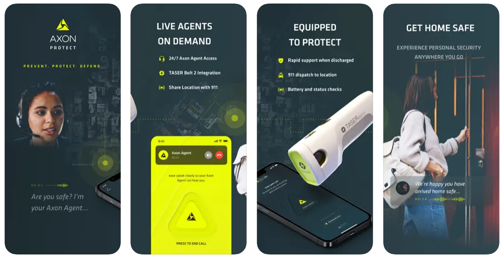 TASER BOLT 2 Axon Protect App